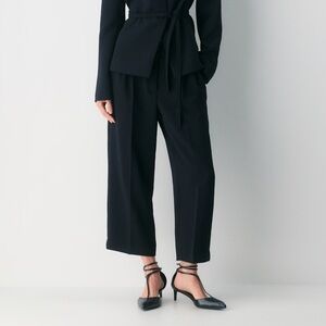 Aritzia The Effortless Pant Cropped - Crepette Black